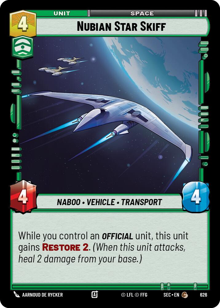 Nubian Star Skiff (626) (Foil) (626) [Secrets of Power]