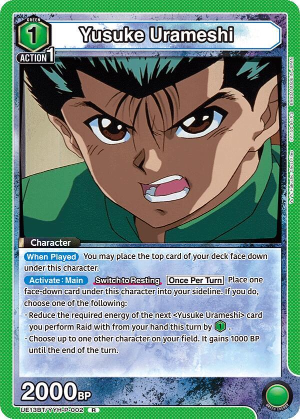 Yusuke Urameshi (002) (UE13BT/YYH-P-002) [UE13BT: Yu Yu Hakusho: Ghost Files]