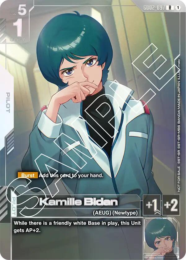 Kamille Bidan (Newtype Challenge 2025 Mission 2) (GD02-097) [Gundam Promotional Cards]