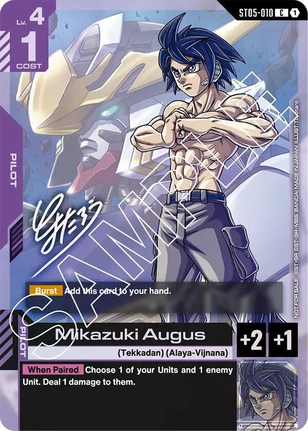 Mikazuki Augus (Event Promo) (ST05-010) [Gundam Promotional Cards]