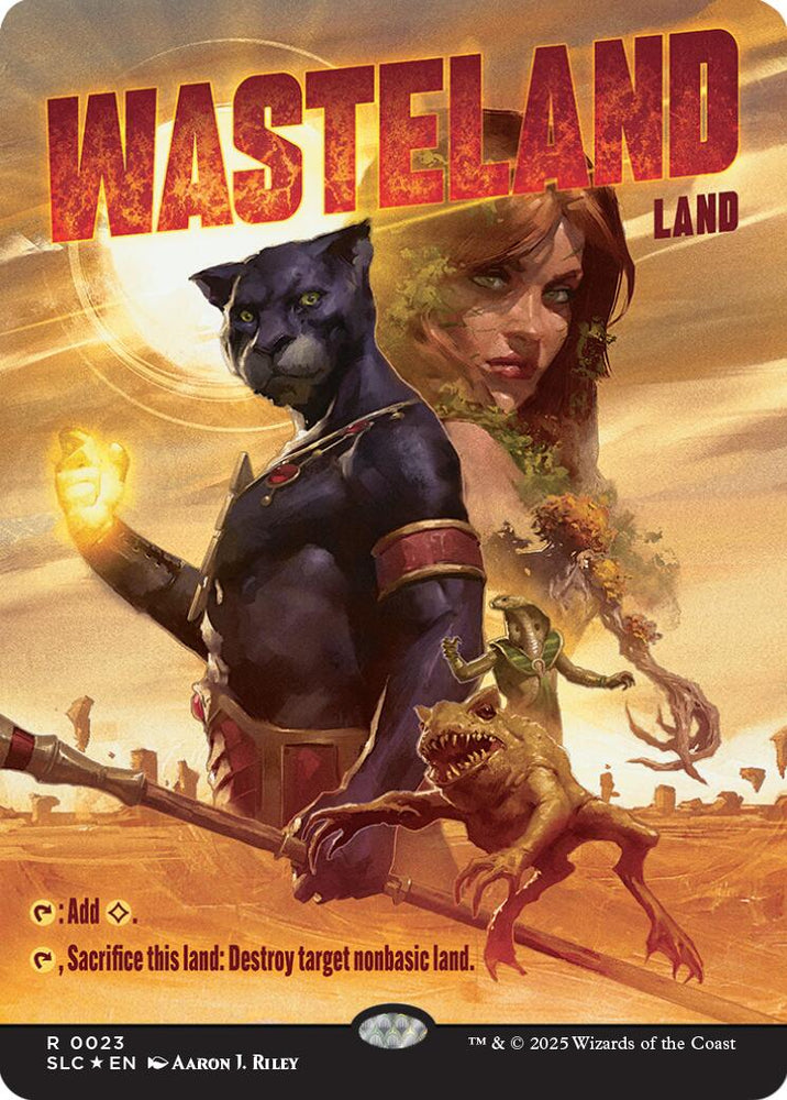 Wasteland (Halo Foil) [Secret Lair Countdown Kit]