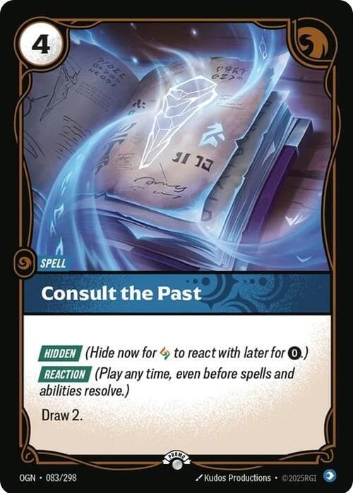 Consult the Past (083/298) [Riftbound Organized Play Promotional Cards]