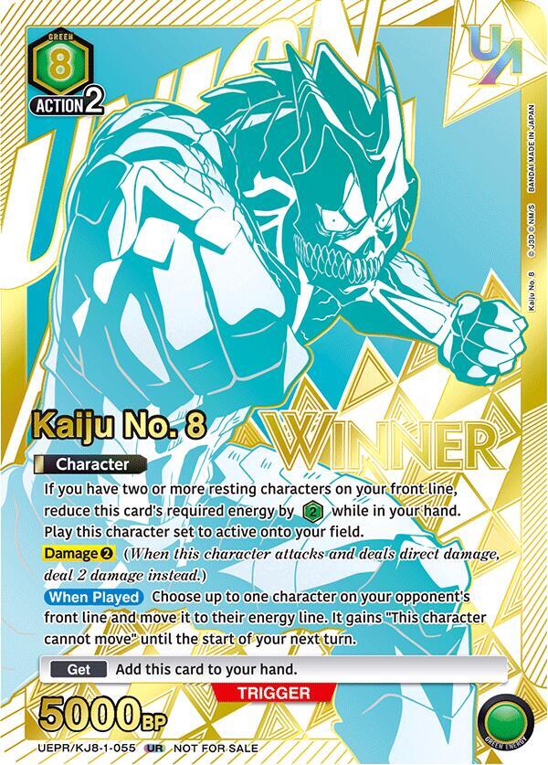 Kaiju No. 8 (055) (Winner) (UEPR/KJ8-1-055) [Union Arena Promotion Cards]