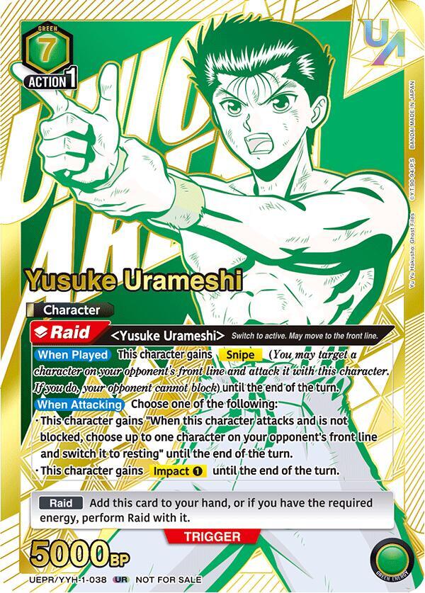 Yusuke Urameshi (038) (UEPR/YYH-1-038) [Union Arena Promotion Cards]