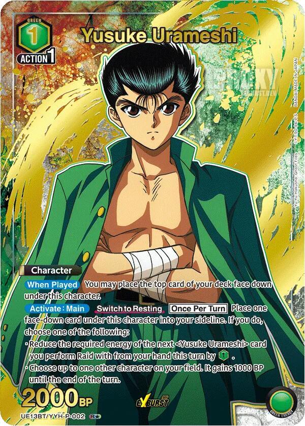 Yusuke Urameshi (002) (R*) (UE13BT/YYH-P-002) [UE13BT: Yu Yu Hakusho: Ghost Files]