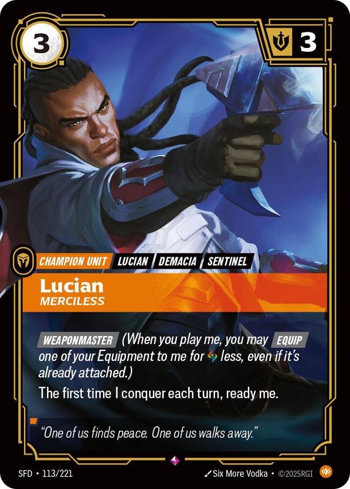 Lucian - Merciless (113/221) [Spiritforged]