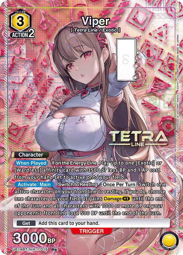 Viper (015) (R*) (UE14BT/NIK-1-015) [UE14BT: GODDESS OF VICTORY: NIKKE]