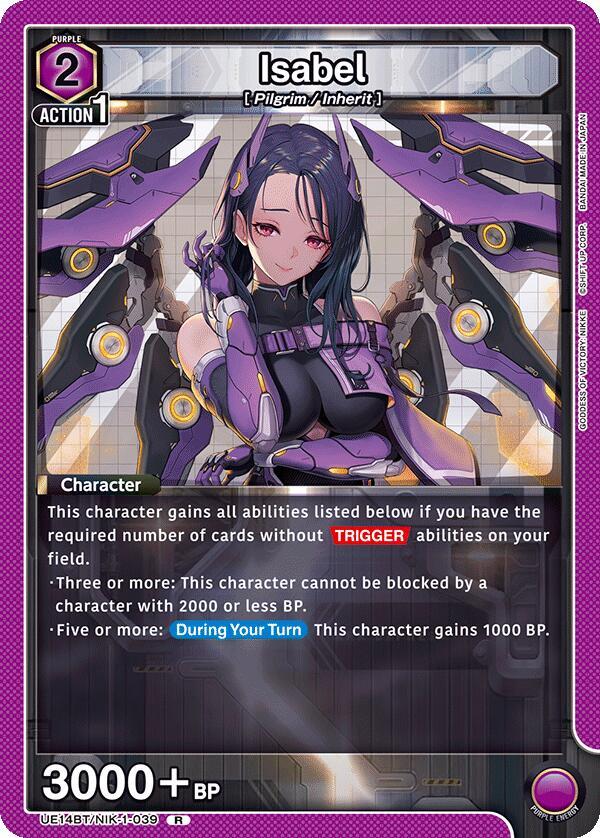 Isabel (039) (UE14BT/NIK-1-039) [UE14BT: GODDESS OF VICTORY: NIKKE]