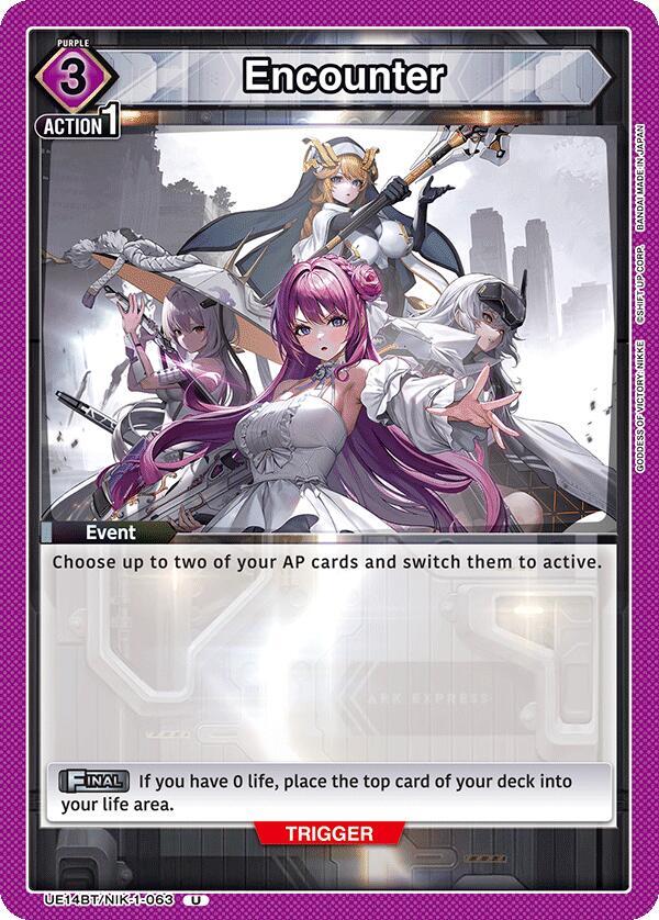 Encounter (063) (UE14BT/NIK-1-063) [UE14BT: GODDESS OF VICTORY: NIKKE]
