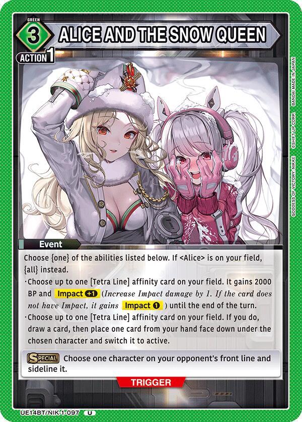 ALICE AND THE SNOW QUEEN (UE14BT/NIK-1-097) [UE14BT: GODDESS OF VICTORY: NIKKE]