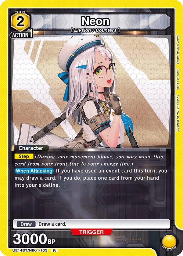 Neon (103) (UE14BT/NIK-1-103) [UE14BT: GODDESS OF VICTORY: NIKKE]