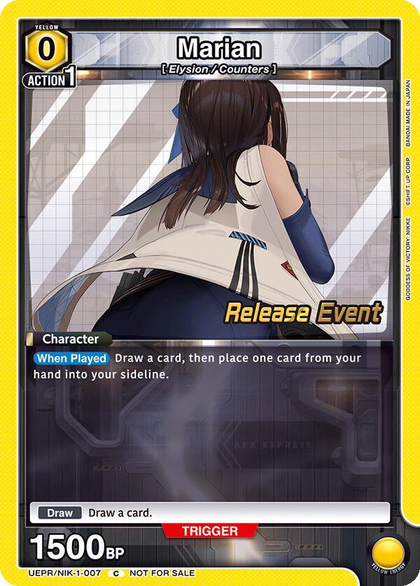 Marian (007) (UEPR/NIK-1-007) [UE14BT: GODDESS OF VICTORY: NIKKE Release Event Cards]