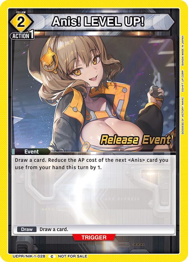 Anis! LEVEL UP! (UEPR/NIK-1-028) [UE14BT: GODDESS OF VICTORY: NIKKE Release Event Cards]