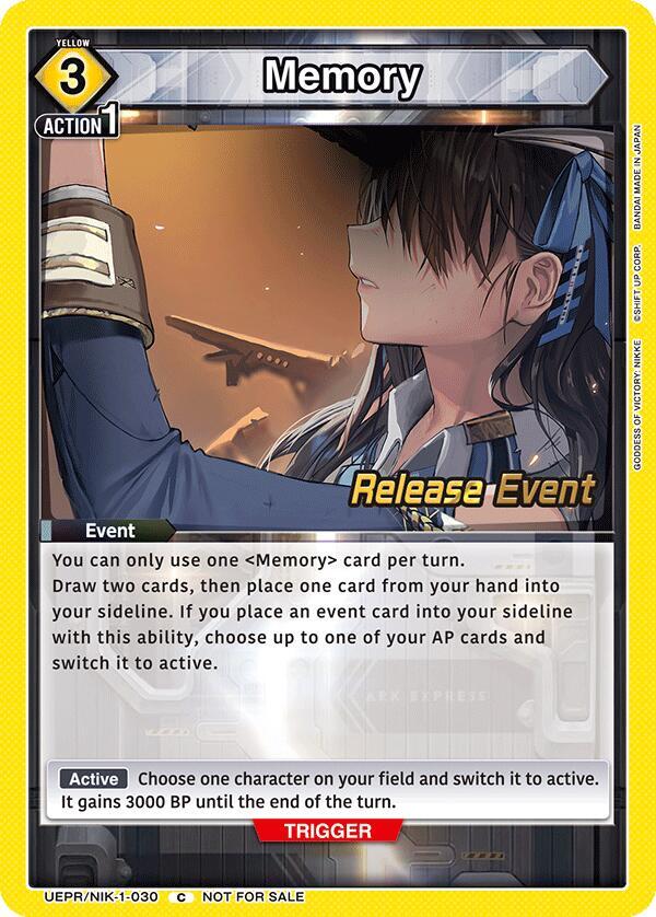 Memory (UEPR/NIK-1-030) [UE14BT: GODDESS OF VICTORY: NIKKE Release Event Cards]