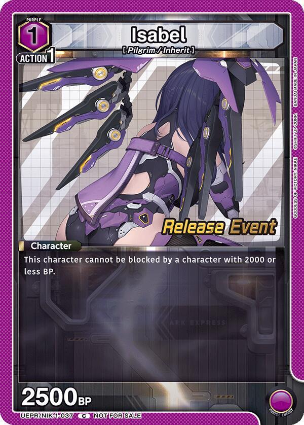 Isabel (037) (UEPR/NIK-1-037) [UE14BT: GODDESS OF VICTORY: NIKKE Release Event Cards]