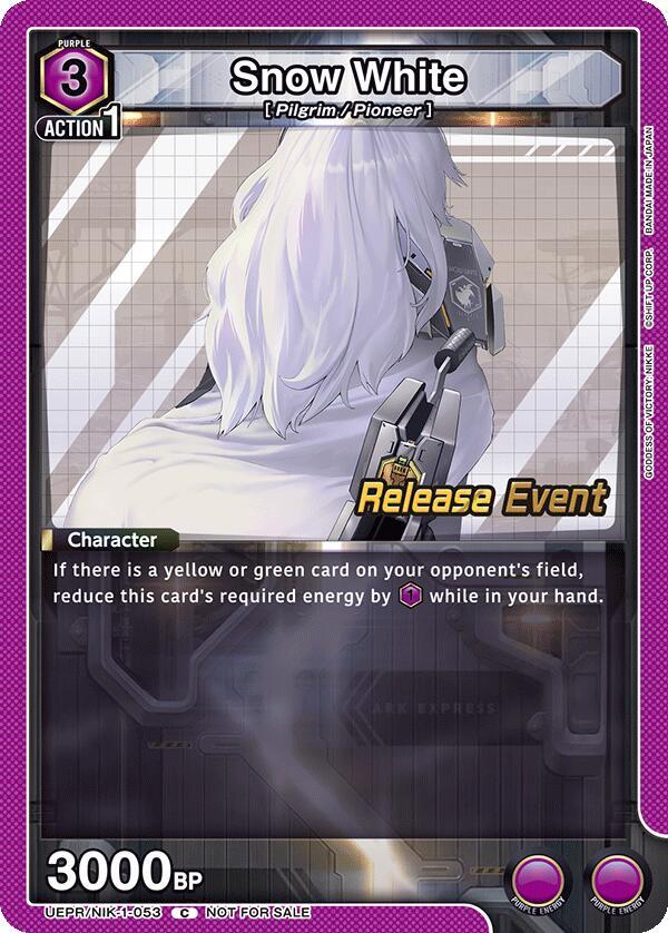 Snow White (053) (UEPR/NIK-1-053) [UE14BT: GODDESS OF VICTORY: NIKKE Release Event Cards]