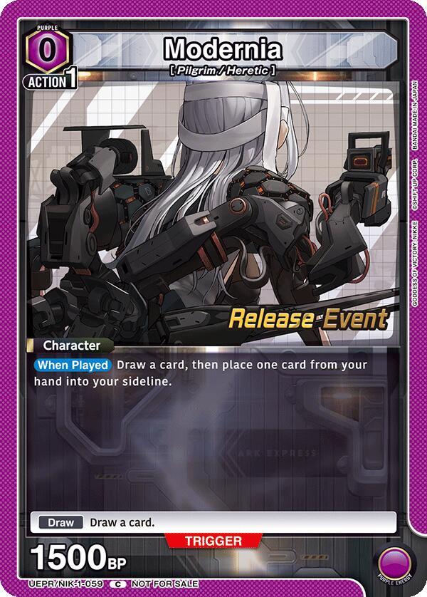Modernia (059) (UEPR/NIK-1-059) [UE14BT: GODDESS OF VICTORY: NIKKE Release Event Cards]