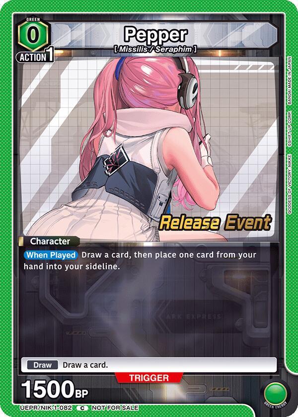 Pepper (UEPR/NIK-1-082) [UE14BT: GODDESS OF VICTORY: NIKKE Release Event Cards]