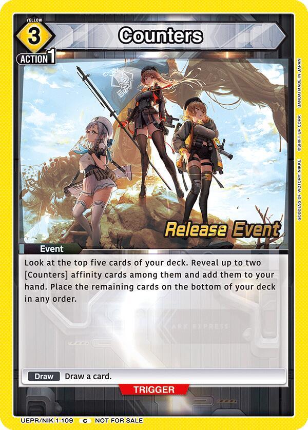 Counters (UEPR/NIK-1-109) [UE14BT: GODDESS OF VICTORY: NIKKE Release Event Cards]