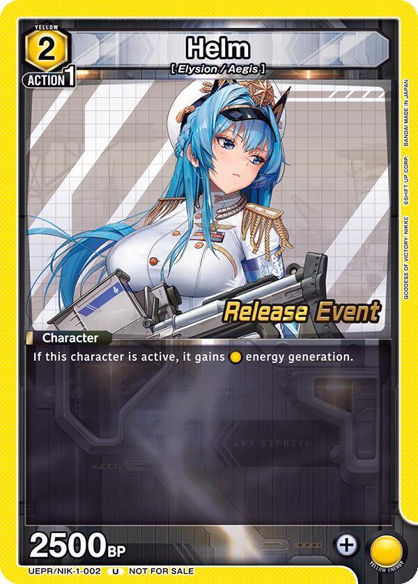 Helm (UEPR/NIK-1-002) [UE14BT: GODDESS OF VICTORY: NIKKE Release Event Cards]