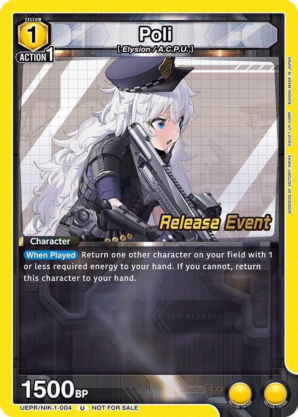 Poli (UEPR/NIK-1-004) [UE14BT: GODDESS OF VICTORY: NIKKE Release Event Cards]