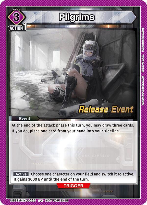 Pilgrims (UEPR/NIK-1-065) [UE14BT: GODDESS OF VICTORY: NIKKE Release Event Cards]