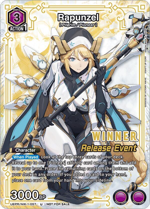 Rapunzel (Release Event Winner) (UEPR/NIK-1-057) [UE14BT: GODDESS OF VICTORY: NIKKE Release Event Cards]