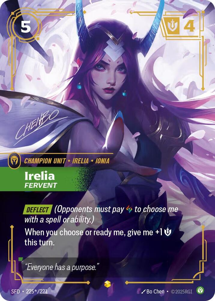 Irelia - Fervent (Signature) (225*/221) [Spiritforged]