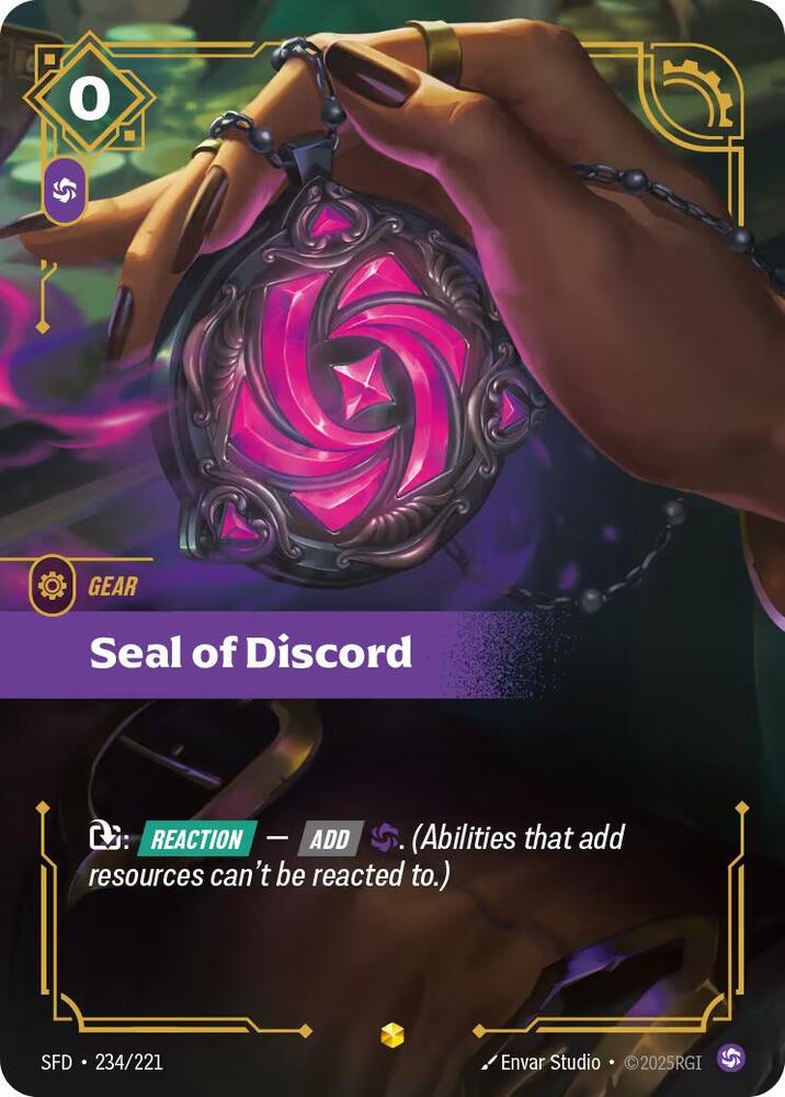 Seal of Discord (Overnumbered) (234/221) [Spiritforged]