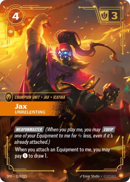 Jax, Unrelenting (119/221) [Spiritforged]