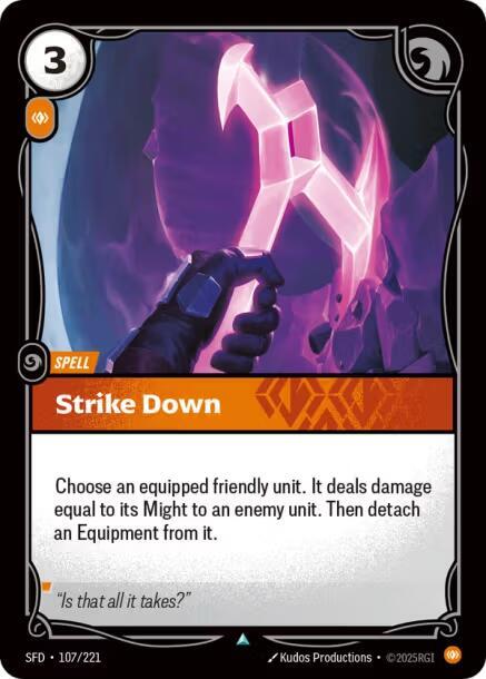 Strike Down (107/221) [Spiritforged]