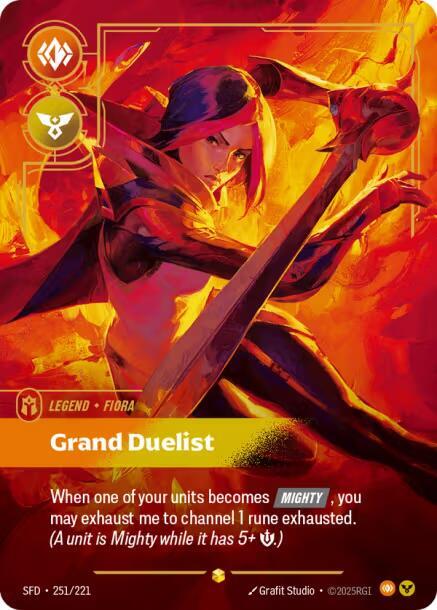 Fiora, Grand Duelist (Overnumbered) (251/221) [Spiritforged]