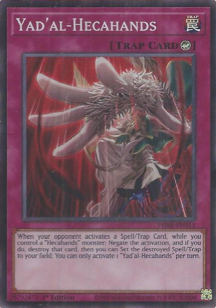 Yad'al-Hecahands (Super Rare) [PHRE-EN011] Super Rare