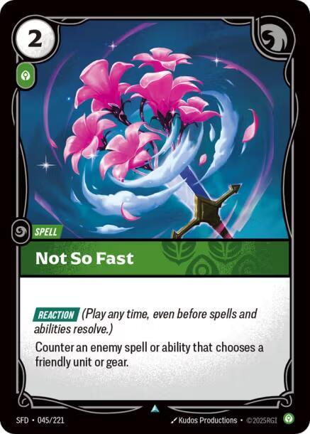 Not So Fast (045/221) [Spiritforged]