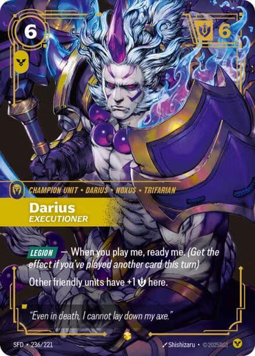 Darius, Executioner (Overnumbered) (236/221) [Spiritforged]