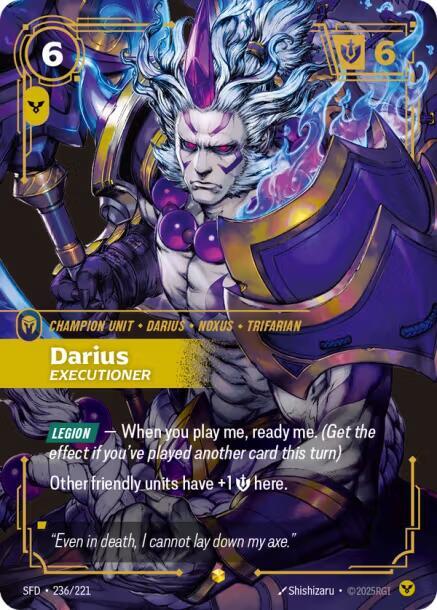 Darius, Executioner (Overnumbered) (236/221) [Spiritforged]
