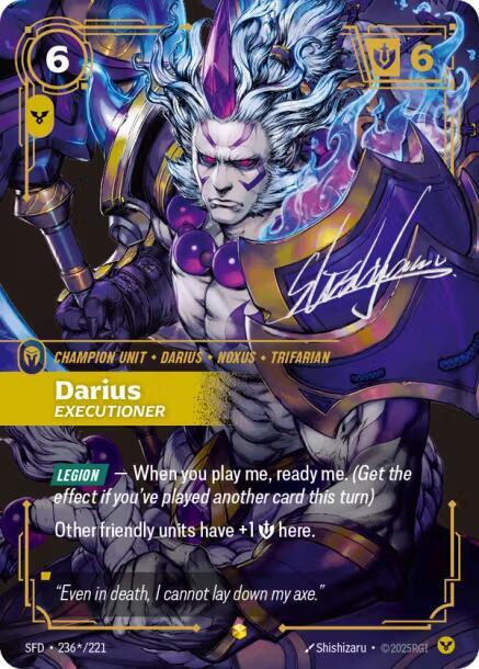 Darius, Executioner (Signature) (236*/221) [Spiritforged]