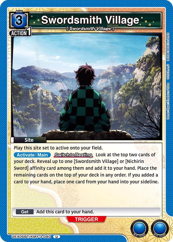 Swordsmith Village (UEX05BT/KMY-3-040) [UEX05BT: Demon Slayer: Kimetsu no Yaiba Vol.2]