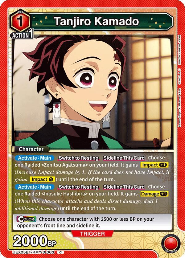 Tanjiro Kamado (063) (UEX05BT/KMY-3-063) [UEX05BT: Demon Slayer: Kimetsu no Yaiba Vol.2]