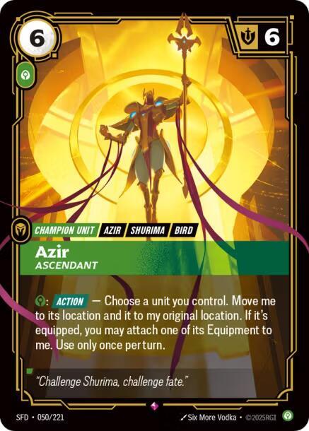 Azir, Ascendant (050/221) [Spiritforged]