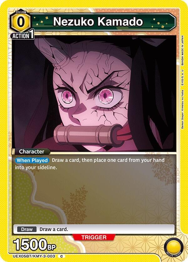 Nezuko Kamado (003) (Box Topper Foil) (UEX05BT/KMY-3-003) [UEX05BT: Demon Slayer: Kimetsu no Yaiba Vol.2]