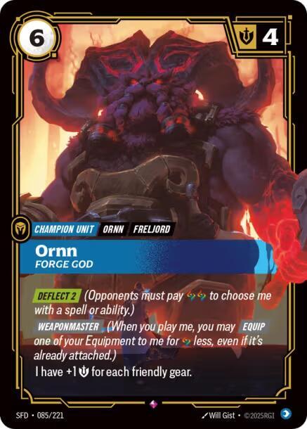 Ornn, Forge God (085/221) [Spiritforged]