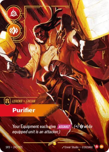 Lucian, Purifier (Overnumbered) (241/221) [Spiritforged]