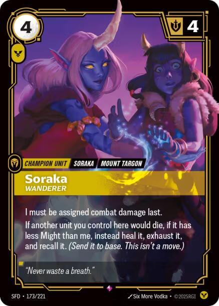 Soraka, Wanderer (173/221) [Spiritforged]
