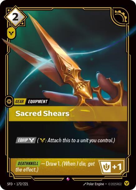 Sacred Shears (172/221) [Spiritforged]