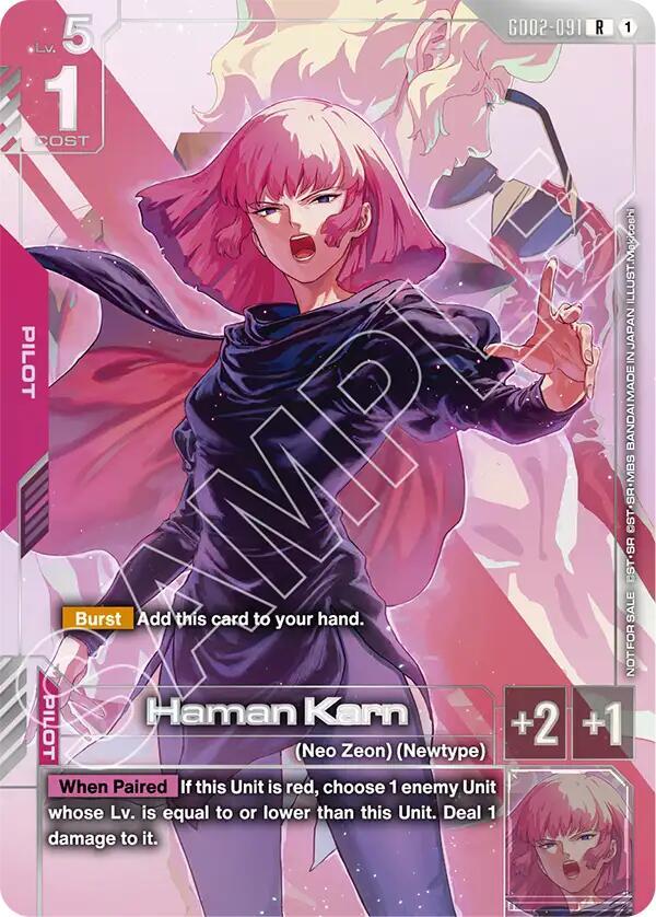 Haman Karn (Newtype Challenge 2025 Mission 3) (GD02-091) [Gundam Promotional Cards]