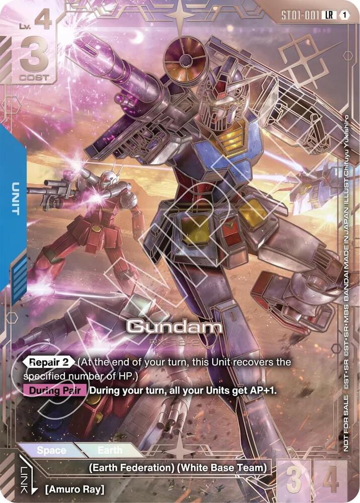 Gundam (Regional Championship) (3rd Place) (ST01-001) [Gundam Promotional Cards]