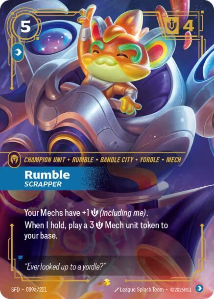 Rumble, Scrapper (Alternate Art) (089a/221) [Spiritforged]