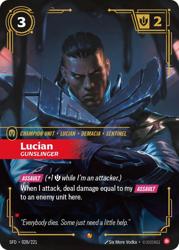 Lucian, Gunslinger (028/221) [Spiritforged]