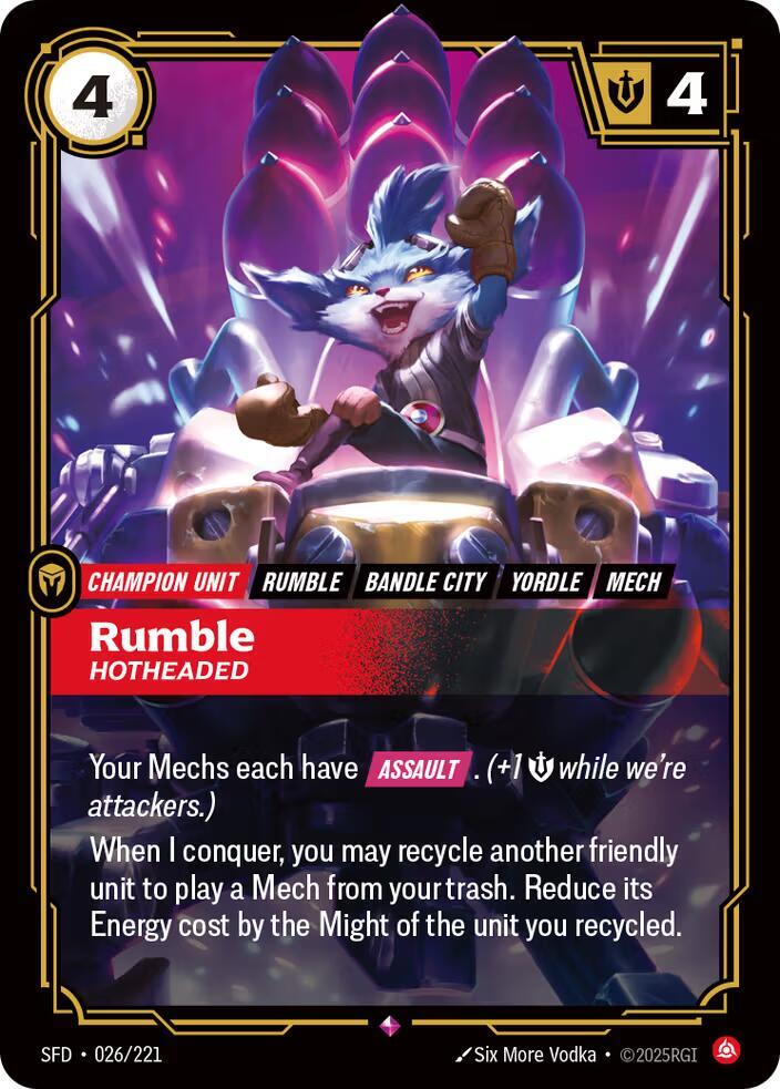 Rumble - Hotheaded (026/221) [Spiritforged]